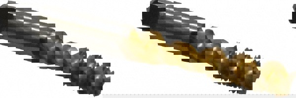 Spiral Flute Tap: 5/16-24, UNF, 3 Flute, Bottoming, 3B Class of Fit, Vanadium High Speed Steel, TiN Finish