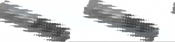 Spiral Point Tap: 1/4-28, UNF, 2 Flutes, Plug, 3B, High Speed Steel, Oxide Finish