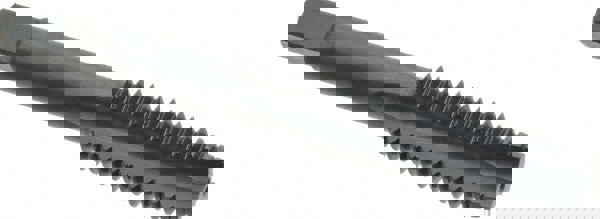 Spiral Point Tap: 7/16-14, UNC, 3 Flutes, Plug, High Speed Steel, Oxide Finish