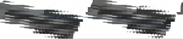 Spiral Point Tap: 7/16-20, UNF, 3 Flutes, Plug, High Speed Steel, Oxide Finish