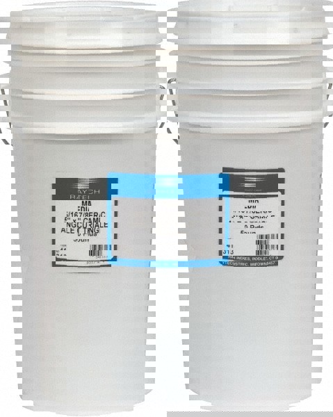 Triangle Tumbling Media: Ceramic Carrier, Aluminum Oxide Abrasive, 5/16