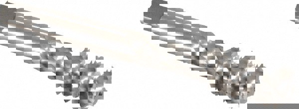 Spiral Flute Tap: 7/16-14, UNC, 3 Flute, Bottoming, Vanadium High Speed Steel, Bright/Uncoated