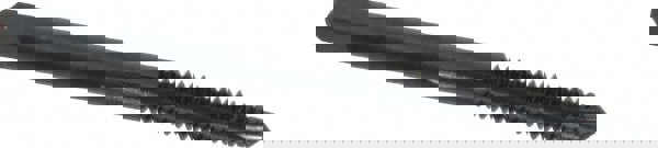 Spiral Point Tap: #10-24, UNC, 3 Flutes, Plug, 2B/3B, High Speed Steel, Nitride/Oxide Finish