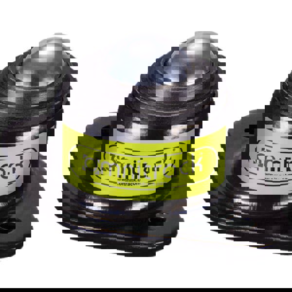 Ball Transfer: Chrome Steel, Oval Base