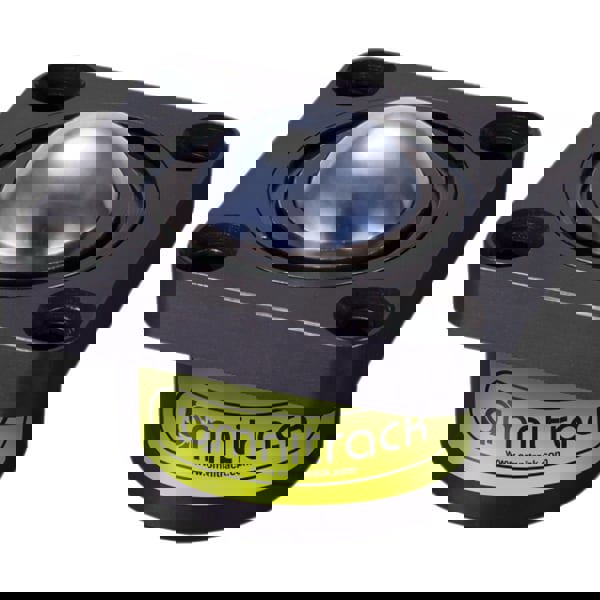 Ball Transfer: Chrome Steel, Square Base