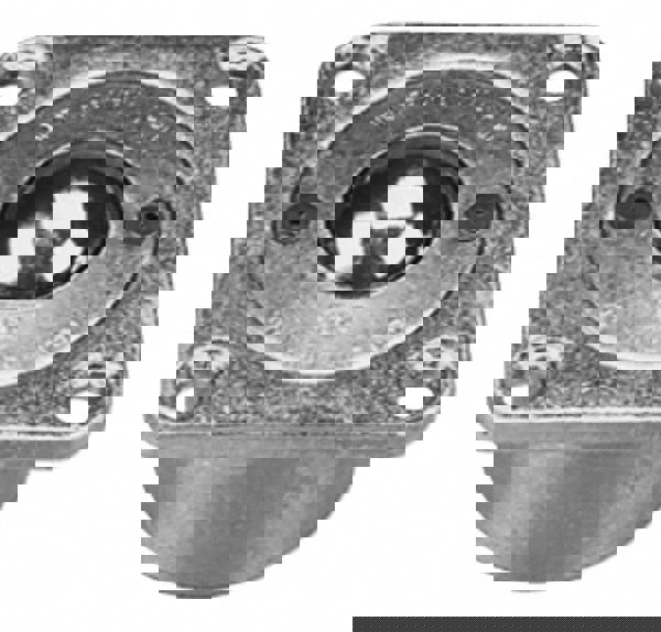 Ball Transfer: Chrome Steel, Square Base