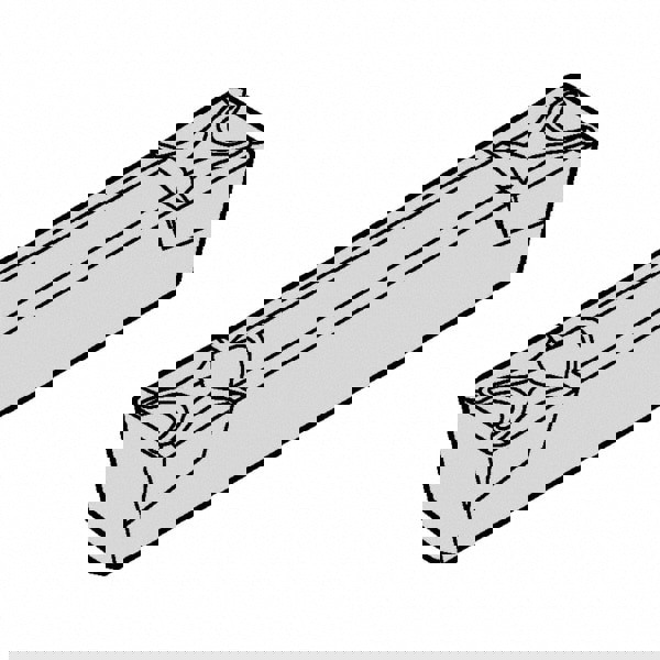 Grooving Insert: A4G-U3GMN KCP25, Solid Carbide