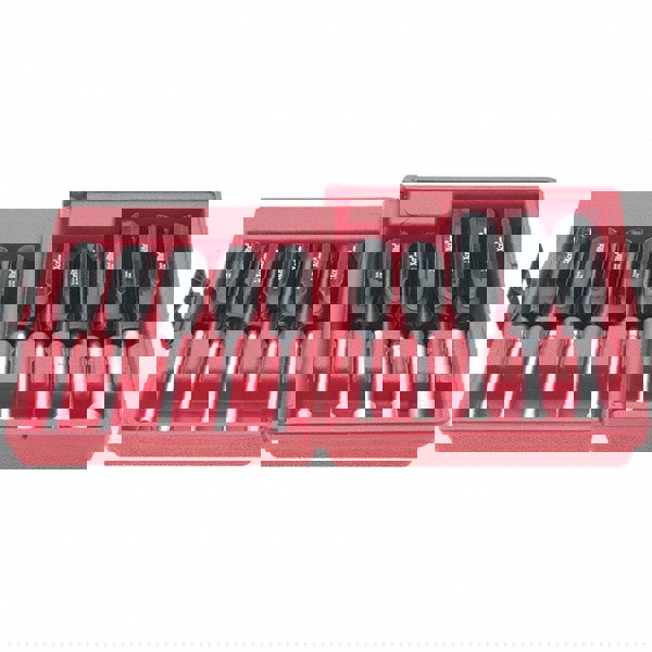 Nut Driver Set: 10 Pc, 4 to 13 mm, Solid Shaft, Plastic Handle