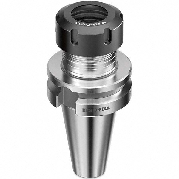 Collet Chuck: 1 to 16 mm Capacity, ER Collet, Dual Contact Taper Shank