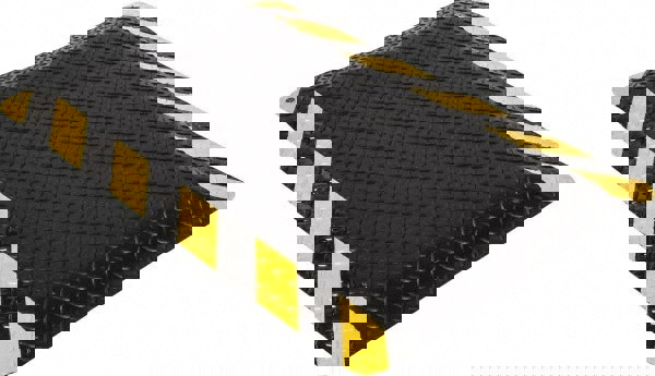 Anti-Fatigue Mat: 3' Long, 2' Wide, 15/16 Thick, Vinyl, Beveled Edges, Heavy-Duty