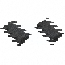 Anti-Fatigue Mat: 5' Long, 3' Wide, 15/16 Thick, Vinyl, Beveled Edges, Heavy-Duty