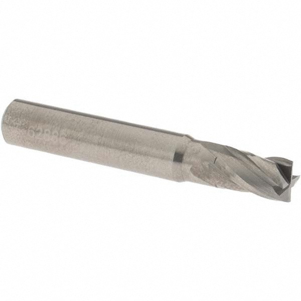 Square End Mill: 0.2756'' Dia, 0.4724'' LOC, 4 Flutes, Solid Carbide