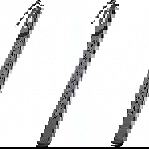 Power Outlet Strips; Amperage: 15 A; Amperage: 15 A; Voltage: 120 V; Protection Type: Surge; Number of Outlets: 7; Mount Type: Keyhole; Number Of Outlets: 7; Mounting Type: Keyhole; Cord Length: 120 in; 10 ft; Voltage: 120 V; Strip Length (Inch): 5-3/8; S