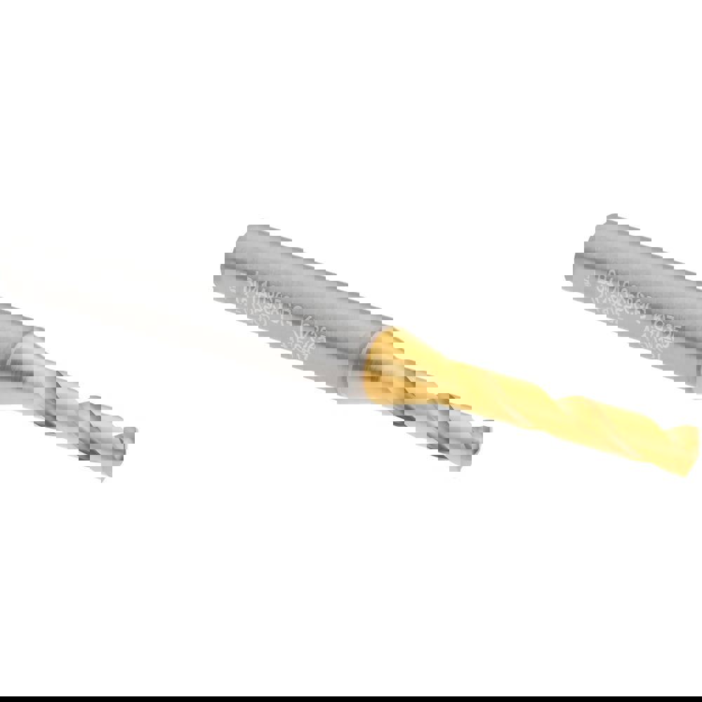 Screw Machine Length Drill Bit: Size #27, 140 deg Point, Solid Carbide