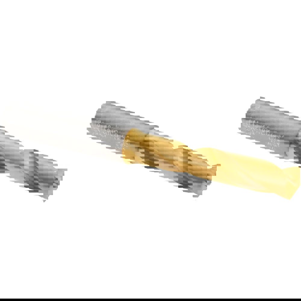 Screw Machine Length Drill Bit: 8.90 mm Dia, 140 deg Point, Solid Carbide