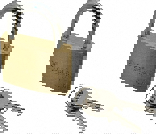 Padlock: Brass, Keyed Alike, 1-7/8