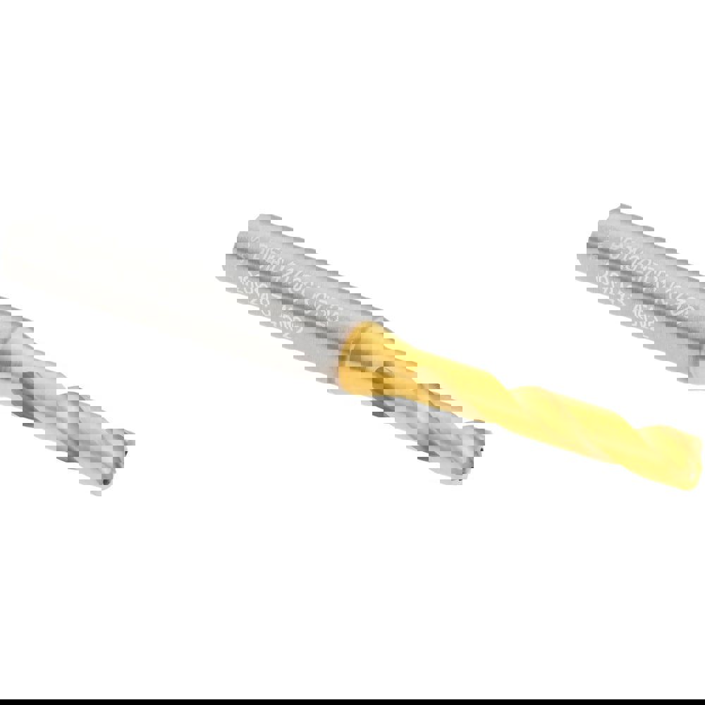 Screw Machine Length Drill Bit: Size #19, 140 deg Point, Solid Carbide
