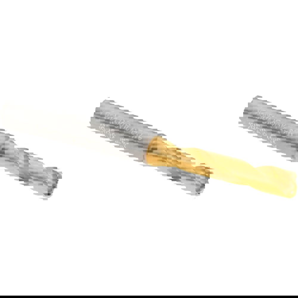 Screw Machine Length Drill Bit: 5.10 mm Dia, 140 deg Point, Solid Carbide