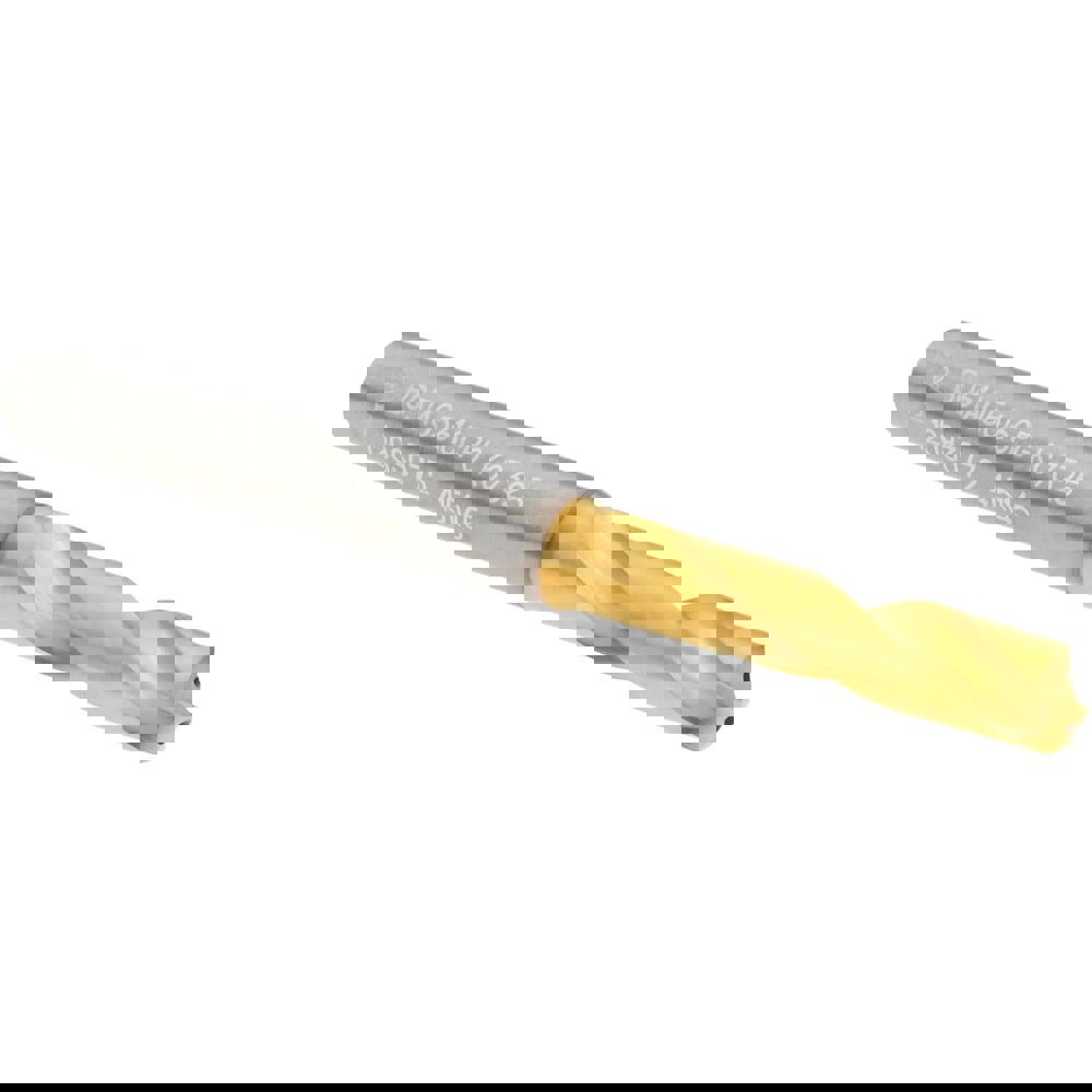 Screw Machine Length Drill Bit: Size #2, 140 deg Point, Solid Carbide