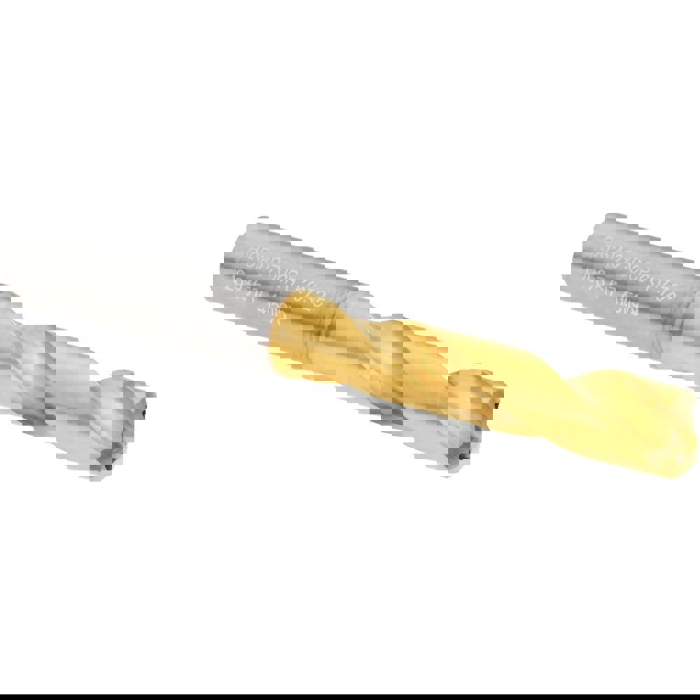 Screw Machine Length Drill Bit: 9.70 mm Dia, 140 deg Point, Solid Carbide