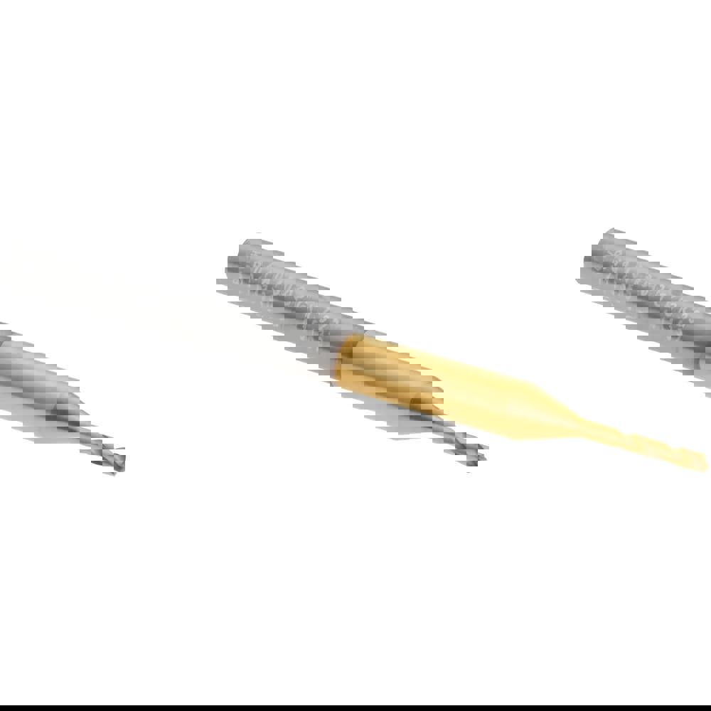 Micro Drill Bit: 1.30 mm Dia, 140 deg Point, Solid Carbide