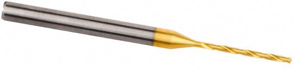 Taper Length Drill Bit: Series B053A-CPG, #38, 140 &deg; Point, Solid Carbide