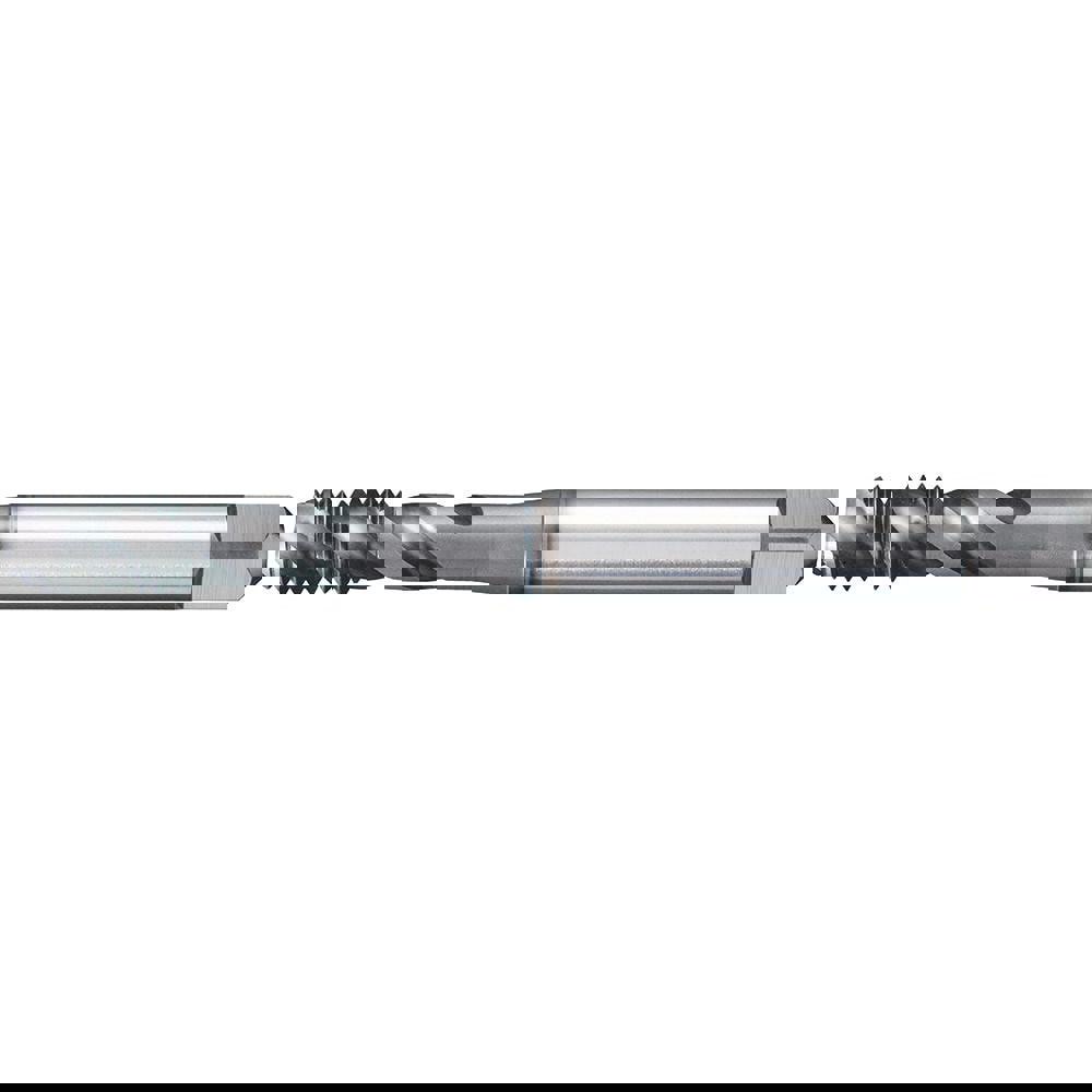 Spiral Flute Tap: M6x1 Metric, 3 Flutes, Bottoming, 6HX Class of Fit, Powdered Metal, TiCN Coated