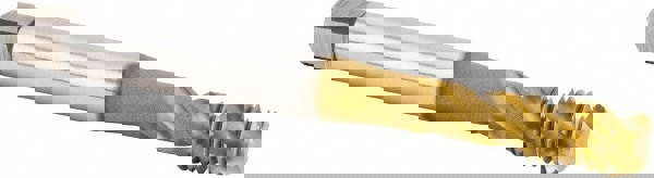 Spiral Flute Tap: M10x1.5, Metric, 3 Flute, Bottoming Chamfer, 6HX Class of Fit, Powdered Metal, Multi-layer Finish