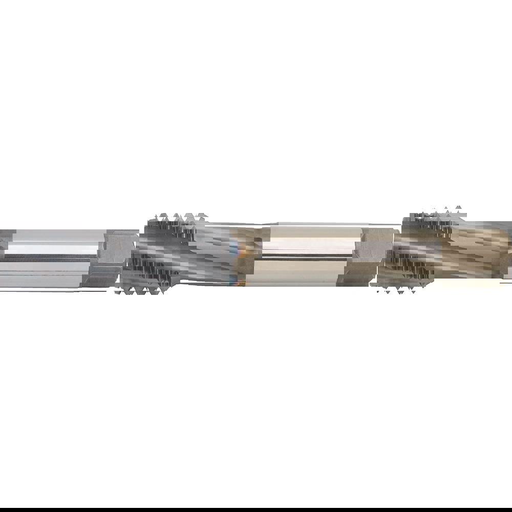 Spiral Flute Tap: M24x3 Metric, 4 Flutes, Modified Bottoming, 6HX Class of Fit, Powdered Metal, TiCN Coated