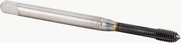 Thread Forming Tap: M5x0.80 Metric Coarse, 6HX Class of Fit, Modified Bottoming, Powdered Metal High Speed Steel, Diamond-Like Carbon Coated