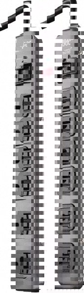 6 Outlets, 125 Volts, 15 Amps, 3' Cord, Power Outlet Strip