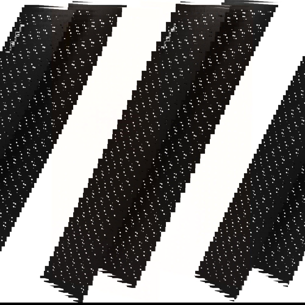 Open Shelving Accessories & Components; Component Type: Rack-Mounted Metal Pegboard Kit ; For Use With: 4 ft Rack ; Material: Steel ; Color: Black ; Finish: Powdered Coated ; Overall Length (Decimal Inch): 48.0000