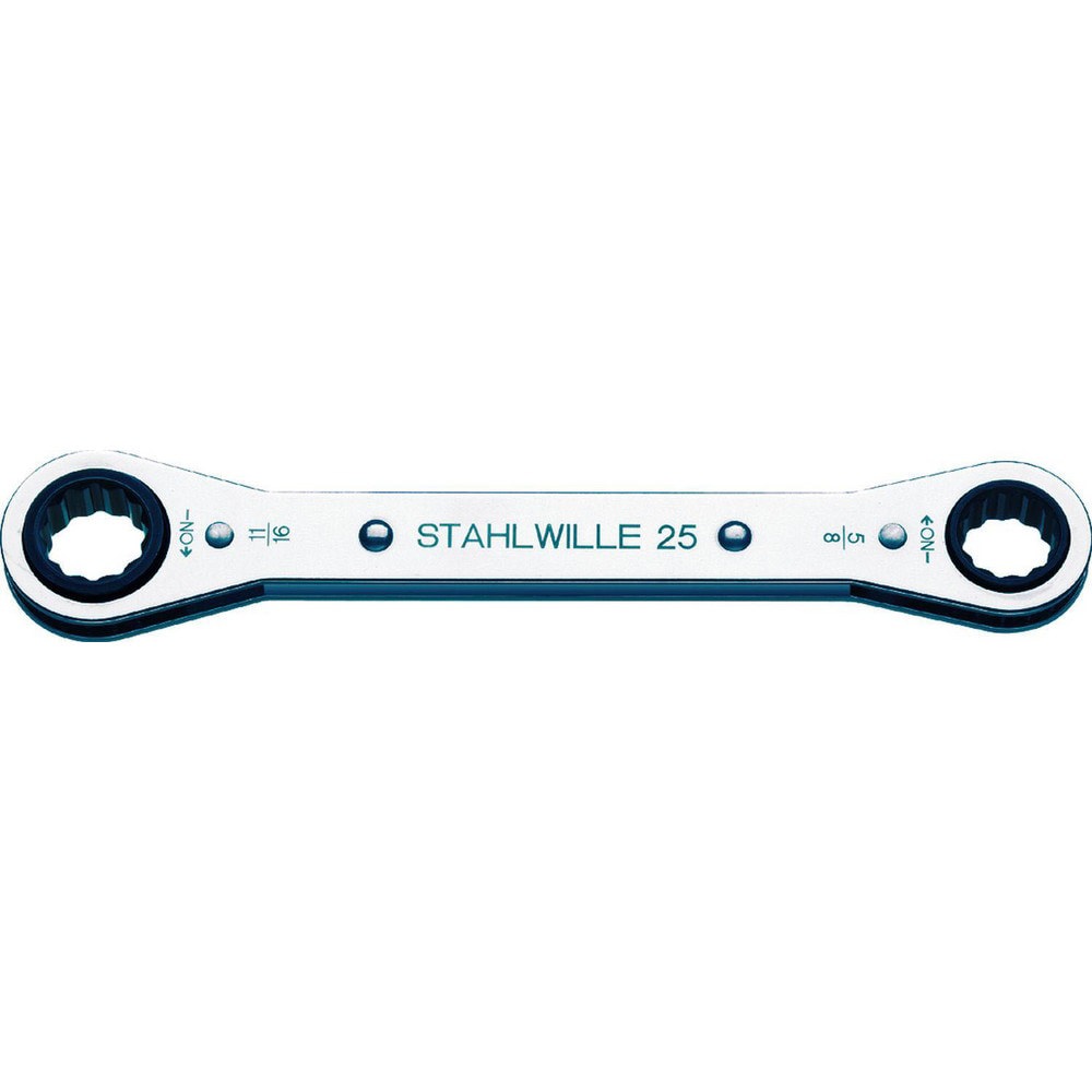 Box Wrenches; Wrench Type: Flat Ring Box End Wrench ; Size (Decimal Inch): 1/4 x 5/16 ; Double/Single End: Double ; Wrench Shape: Straight ; Material: Chrome Alloy Steel ; Finish: Chrome