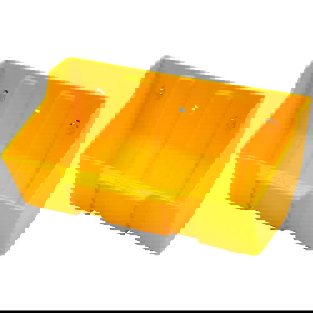 Open Shelving Accessories & Components; Component Type: Magnetic Parts Bucket ; For Use With: Any metal surface ; Material: Plastic ; Color: Yellow ; Finish: Plastic ; Overall Length (Decimal Inch): 7.0000