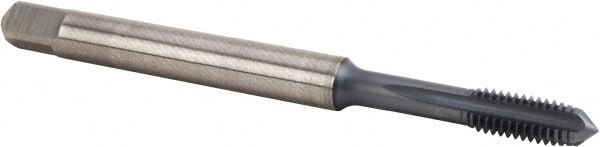 M5x0.80 Plug RH 6HX TiAlN Solid Carbide 4-Flute Straight Flute Machine Tap
