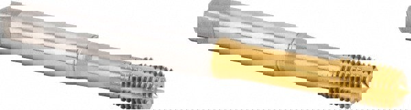 Thread Forming Tap: M10x1.25 Metric Fine, 6HX Class of Fit, Modified Bottoming, Powdered Metal High Speed Steel, TiN Coated