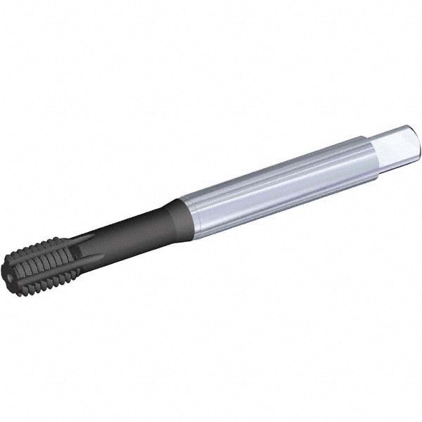 Thread Forming Tap: M14x1.50 Metric Fine, 6HX Class of Fit, Modified Bottoming, Vanadium High Speed Steel, Diamond-Like Carbon Coated