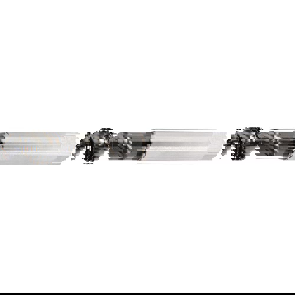 Spiral Flute Tap: M3x0.5 Metric, 2 Flutes, Modified Bottoming, 6H Class of Fit, Powdered Metal, DLC Coated