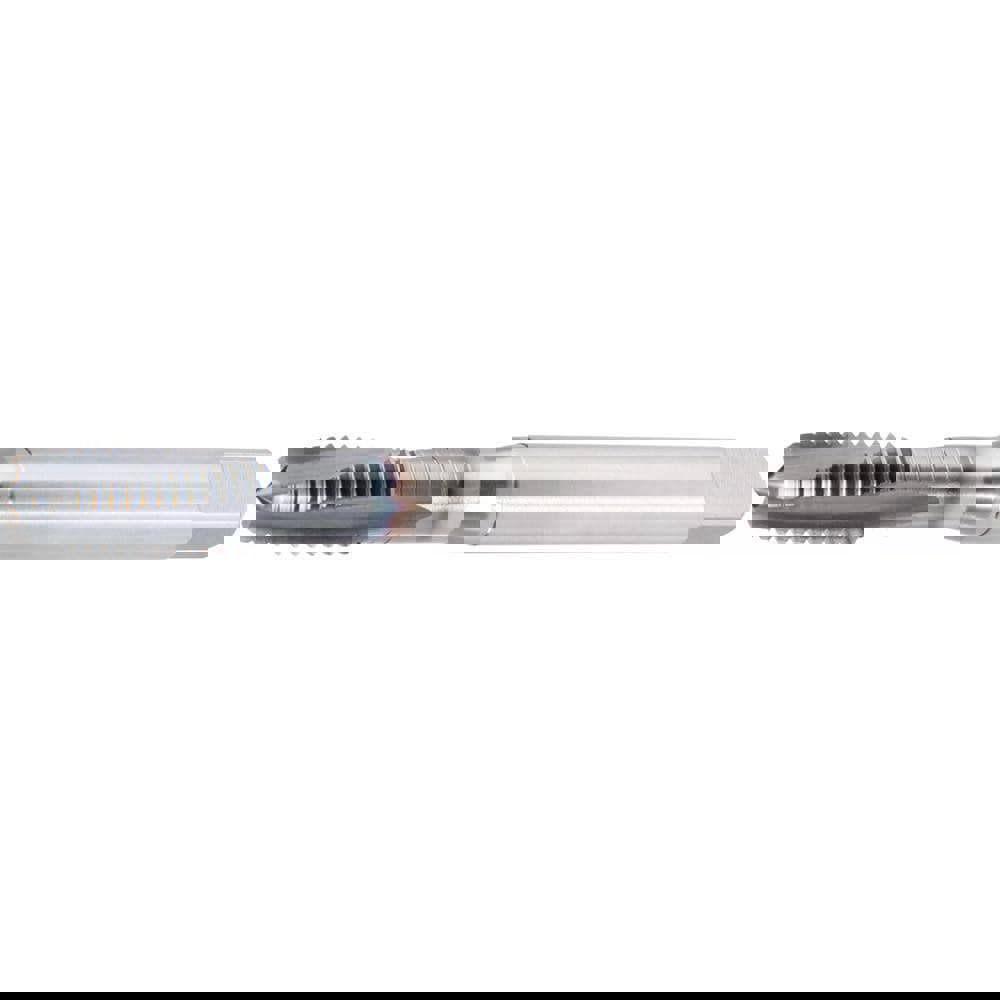 Spiral Flute Tap: M6x1 Metric, 3 Flutes, Plug, 6HX Class of Fit, Powdered Metal, TiCN Coated