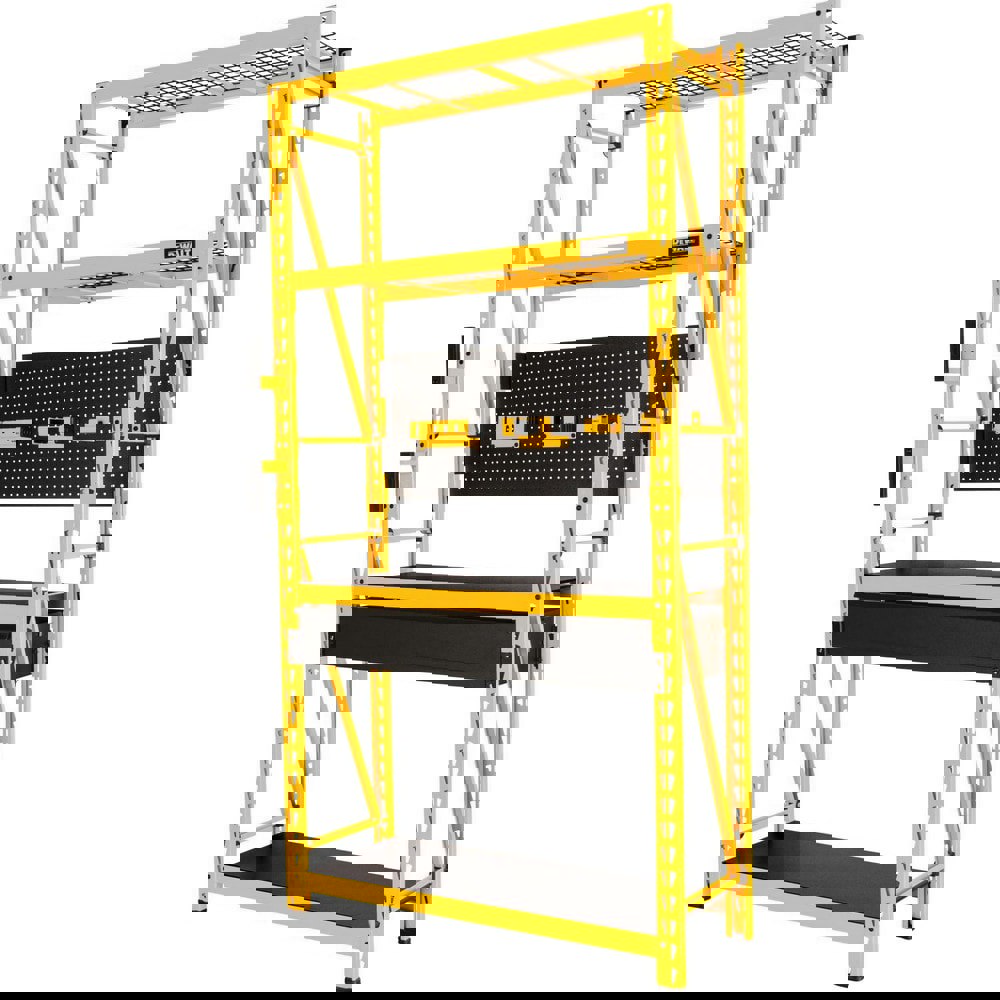 Steel Shelving; Adjustment Type: Adjustable; Slots ; Boltless: No ; Shelf Capacity: 1500lb ; Mount Type: Back Mount; Plate Mount; Screw-in ; Assembled: No ; Overall Height: 94.17in