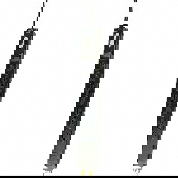 Power Outlet Strips; Amperage: 15 A; Amperage: 15 A; Voltage: 120 V; Protection Type: Surge; Number of Outlets: 7; Mount Type: Keyhole; Number Of Outlets: 7; Mounting Type: Keyhole; Cord Length: 6 ft; 72 in; Voltage: 120 V; Strip Length (Inch): 5-1/2; Str