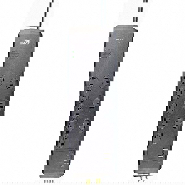 Power Outlet Strips; Amperage: 15 A; Amperage: 15 A; Voltage: 120 V; Protection Type: Surge; Number of Outlets: 8; Mount Type: Keyhole; Number Of Outlets: 8; Mounting Type: Keyhole; Cord Length: 6 ft; 72 in; Voltage: 120 V; Strip Length (Inch): 6-1/2; Str