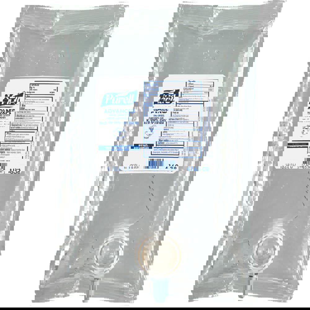 Hand Sanitizers; Form: Gel ; Container Size: 1000mL ; Container Type: Dispenser Refill ; Formula Type: Alcohol ; Scent: Fragrance Free ; Dispenser Compatibility: Purell CS2 Dispenser