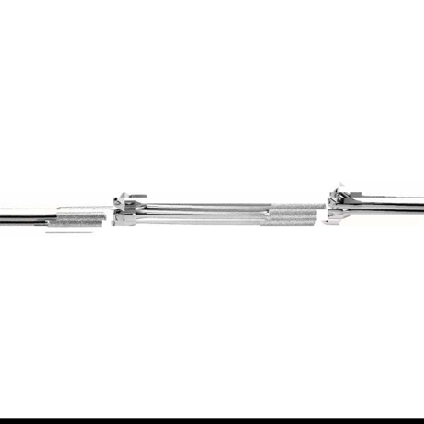 Knurled Handle: 778 mm OAL, Polished Chrome Finish