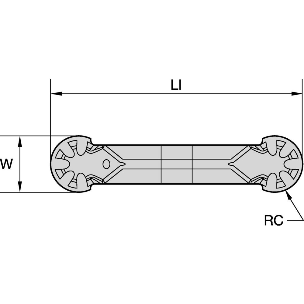 Grooving Inserts; Insert Style: WMTR ; Insert Size Code: 8 ; Cutting Width (mm): 8.000 ; Insert Hand: Neutral ; Maximum Depth of Cut (Decimal Inch): 0.9875 ; Insert Material: Carbide