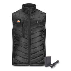 Heated Vest: Size 4X-Large, Polyester