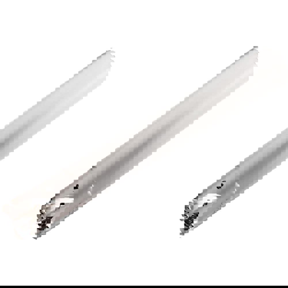 Indexable High-Feed End Mills; Minimum Cutting Diameter (Decimal Inch): 0.9500 ; Maximum Cutting Diameter (Decimal Inch): 1.5000 ; Maximum Cutting Diameter (Inch): 1-1/2 ; Maximum Depth of Cut (Decimal Inch): 0.0492 ; Toolholder Style: M370