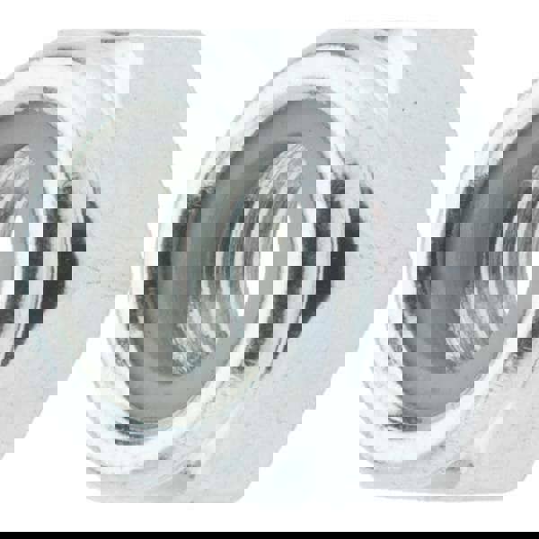 Hex Lock Nut: Insert, Nylon Insert, Grade Class 8 Steel, Zinc-Plated