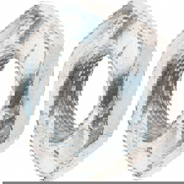 Hex Lock Nut: Distorted Thread, Grade 12 Steel, Cadmium Dichromate Finish