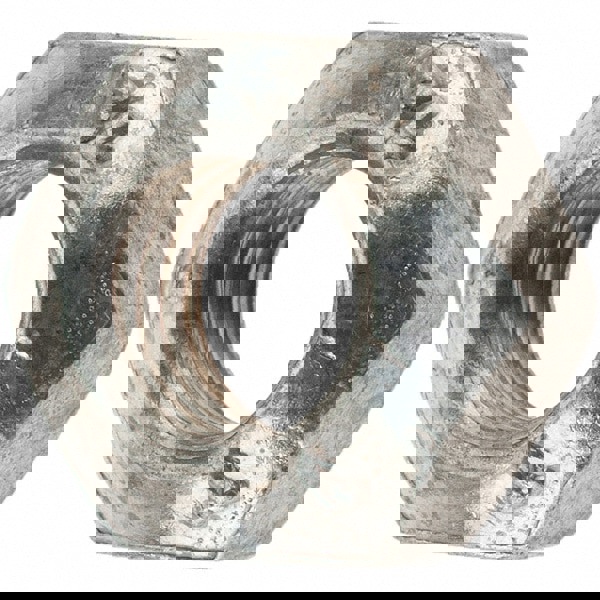 Hex Lock Nut: Distorted Thread, Grade 12 Steel, Cadmium Dichromate Finish